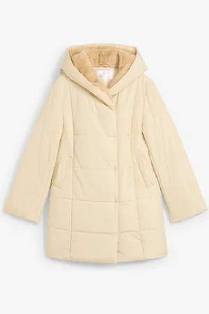 bonprix Steppjacke mit Fellimitatbesatz