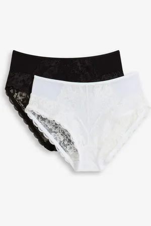 bonprix Maxislip mit zarter Spitze (2er Pack)
