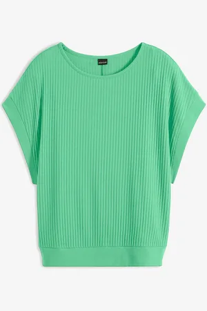 bonprix Rippshirt mit Fledermausärmeln