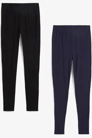 bonprix Leggings mit reiner Bio-Baumwolle (2er Pack)