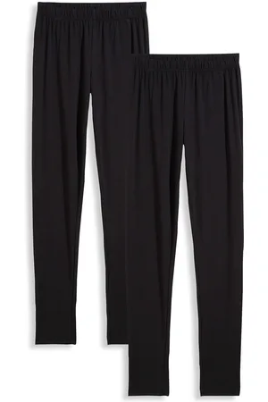 bonprix Leggings aus elastischem Bio-Baumwoll-Mix (2er Pack)