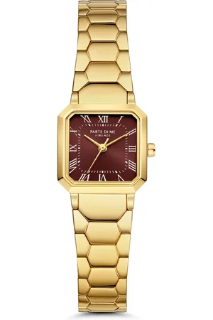 Parte Di Me Orologio Square ladies watch coloured and dark brown PDM09031