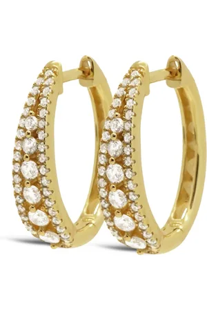 Karma Symbols XL 925 Sterling Silver Earhoops H446GP