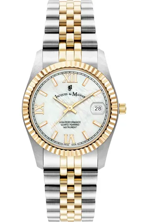 JACQUES DU MANOIR Inspiration Prestige damen Uhr Gold/Silber JWL01303