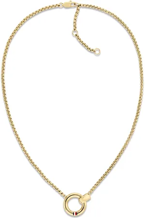 Tommy Hilfiger Circles Goldfarbene Halskette TJ2780945