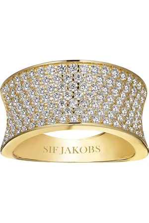 Sif Jakobs Felline damen Ring 750 Vergoldung SJ-R2393-CZ-YG
