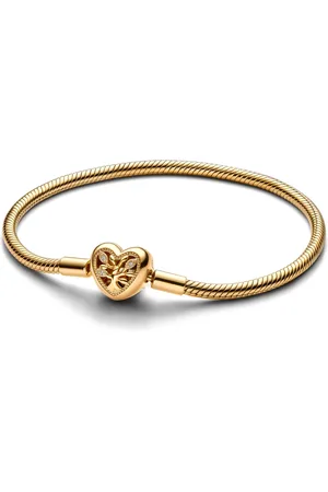 PANDORA Moments 14 Karat Gold Plated Bracelet 563516C01