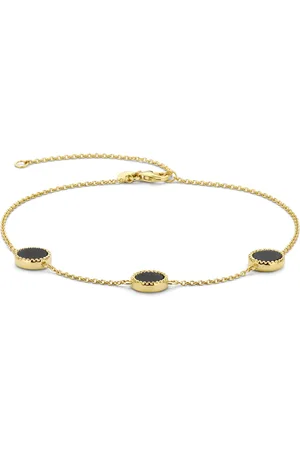 Parte Di Me | Vergoldung/925 Sterling Silber Goldfarbenes Fußkettchen Damen | Brioso Cortona | PDM31004