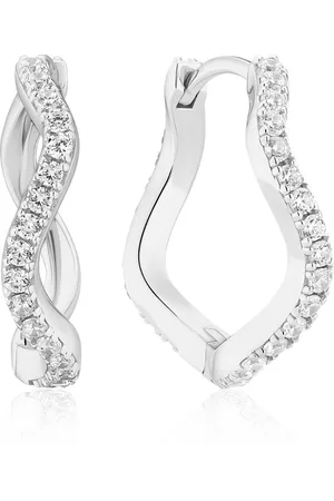 Sif Jakobs Ellera 925 Sterling Silver Earrings SJ-E3869-CZ