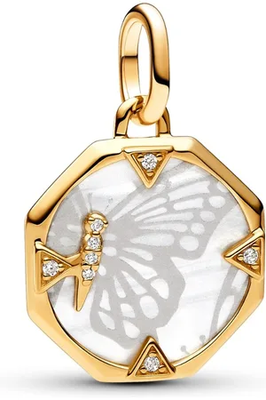 PANDORA Me 14 Karat Plated Butterfly Charm 763366C01