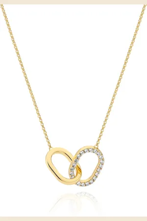 Sif Jakobs Capizzi 925 Sterling Silver Necklace with 18 Karat Plating SJ-N42229-CZ-YG