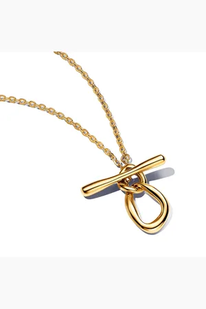 PANDORA Essence Ketting met 14 Karaat Plating 363255C00-50