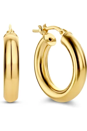 Parte Di Me | Vergoldung/925 Sterling Silber Goldfarbenes Creolen Damen | Bibbiena Poppi | PDM36056