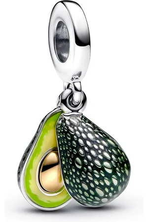 PANDORA Moments 925 Sterling Silver Avocado Charm with Gold Plating 763405C01
