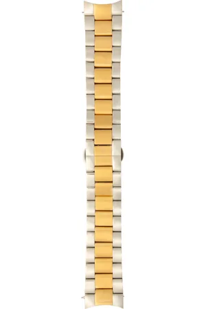 Sem Lewis Mitropolitan stalen Uhrband 24 mm Silberfarbene und Goldfarbene SL620027
