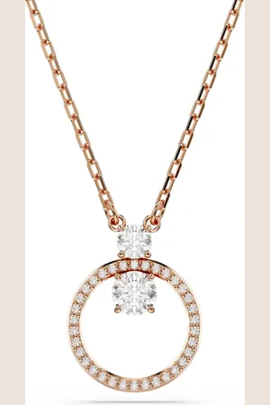 Swarovski Constella Rose Gold Coloured Necklace 5692266