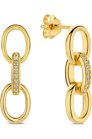 Parte Di Me | 925 Sterling Silver/Vergoldung Goldfarbenes Ohrhänger | Bibbiena Poppi | PDM36192