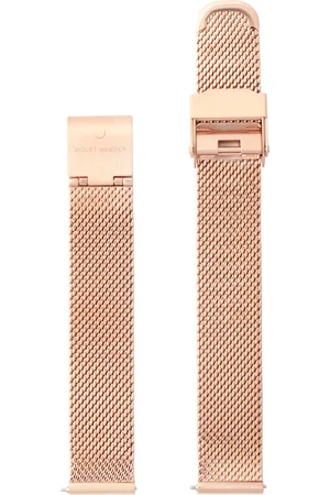 Violet Hamden Sunrise Roségoldfarbenes Mesh-Armband (14 mm) VH43008