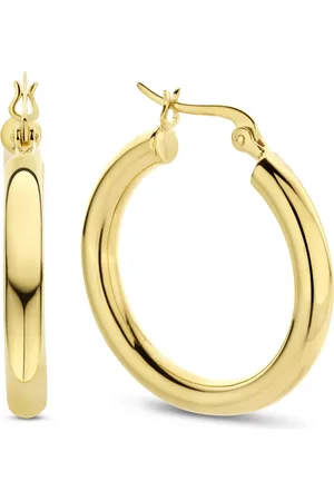 Parte Di Me | Vergoldung/925 Sterling Silber Goldfarbenes Creolen Damen | Bibbiena Poppi | PDM36154