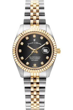 JACQUES DU MANOIR Inspiration damen Uhr Gold/Silber JWL01207