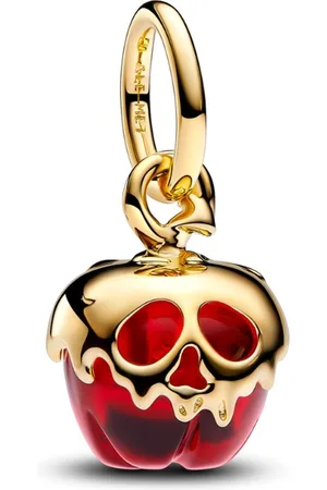 PANDORA Disney 14 Karat Plated Red Apple Charm 763421C01