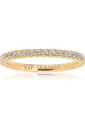 Sif Jakobs Damen Ring 750 Vergoldung SJ-R2869-CZ-YG