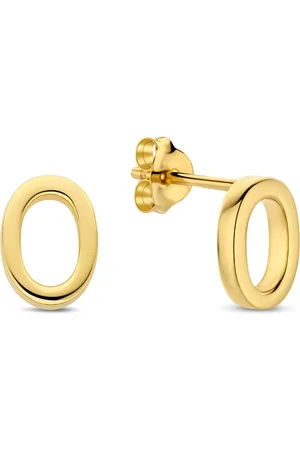 Parte Di Me | 925 Sterling Silver/Vergoldung Goldfarbenes Ohrknöpfe Damen | Bibbiena Poppi | PDM36194