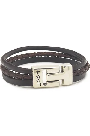 Josh Leder Bracelet 25019SL/BRWN