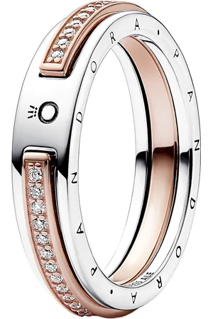 PANDORA Signature damen Ring 585 Rosévergoldung 182773C01