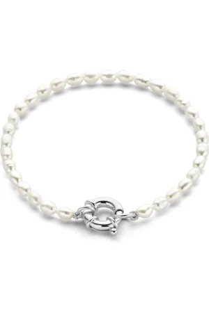 Parte Di Me | Silber Weißfarbenes Armband Damen | Brioso Cortona | PDM32071
