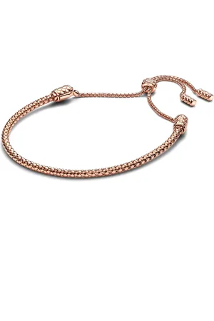 PANDORA Moments 14 Karat Rose Gold Plated Chain Bracelet 583090C00-2
