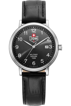 JDM MILITARY Kilo II Schwarze Herrenuhr JDM-WG026-01