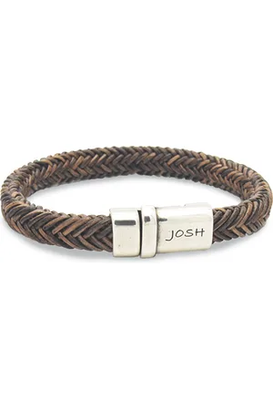 Josh Brown Natural Stone Bracelet 09332SL/BRWN