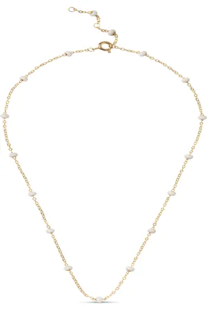 Enamel Lola Bold Plated Recycled 925 Sterling Silver Necklace N137G-DY