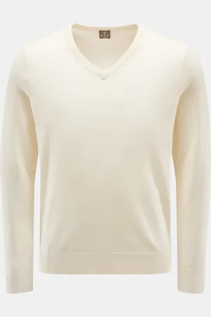 FTC Herren - Baby-Cashmere V-Neck Pullover