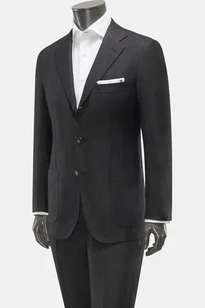 Kiton Herren - Anzug kariert