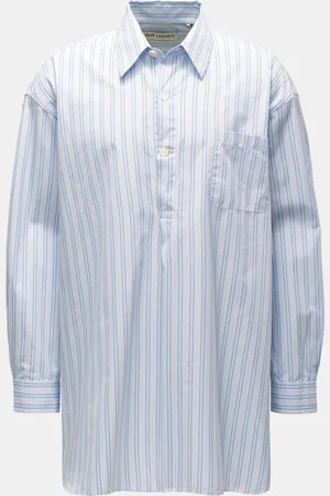 OUR LEGACY Herren - Popover-Hemd Kent-Kragen /rot gestreift