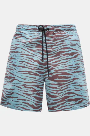 PT Torino Herren - Badeshorts /dunkelbraun gemustert