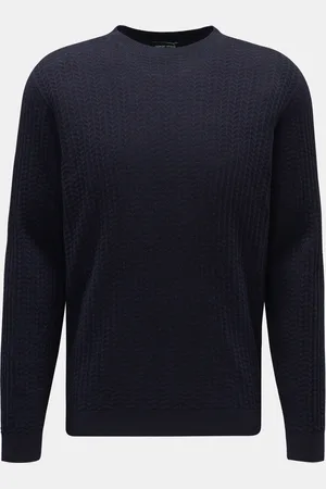 Giorgio Armani Herren - Feinstrick-Rundhalspullover
