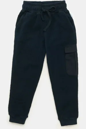 04651/A TRIP IN A BAG Herren - Kinder Fleece-Cargo-Sweathose 
