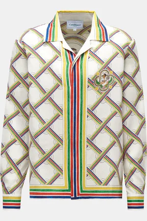 Casablanca Herren - Seidenhemd 