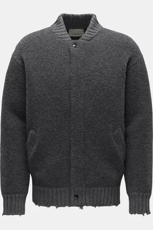 LANEUS Herren - Strickblouson 