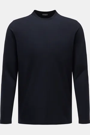 ZANONE Herren - Rundhals-Longsleeve