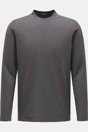 ZANONE Herren - Rundhals-Longsleeve