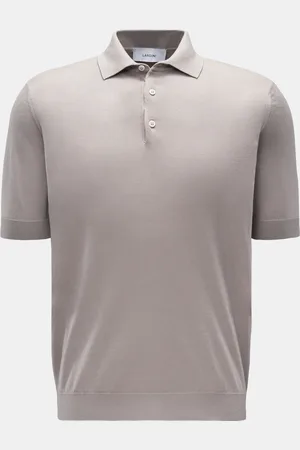 LARDINI Herren - Kurzarm-Strickpolo