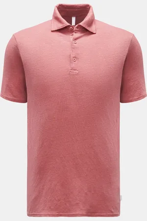 04651/A TRIP IN A BAG Herren - Leinen Jersey-Poloshirt