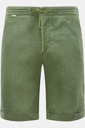 04651/A TRIP IN A BAG Herren - Leinen-Bermudas 