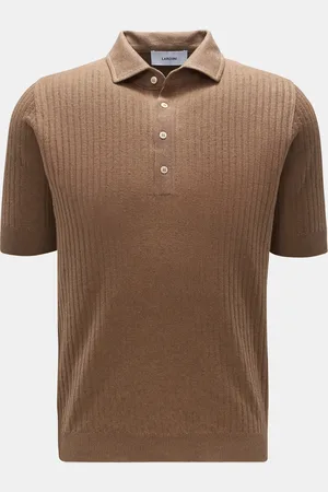 LARDINI Herren - Kurzarm-Strickpolo