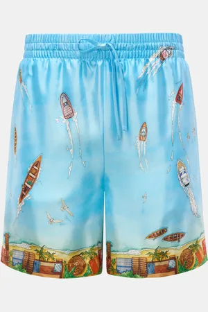 Casablanca Herren - Seiden-Shorts 