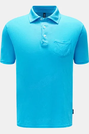 04651/A TRIP IN A BAG Herren - Leinen-Poloshirt